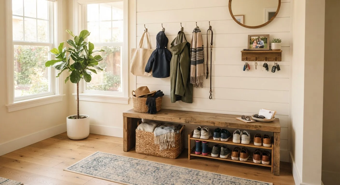 Family Entryway Organization: From Chaos Drop Zone to Functional Landing Spot