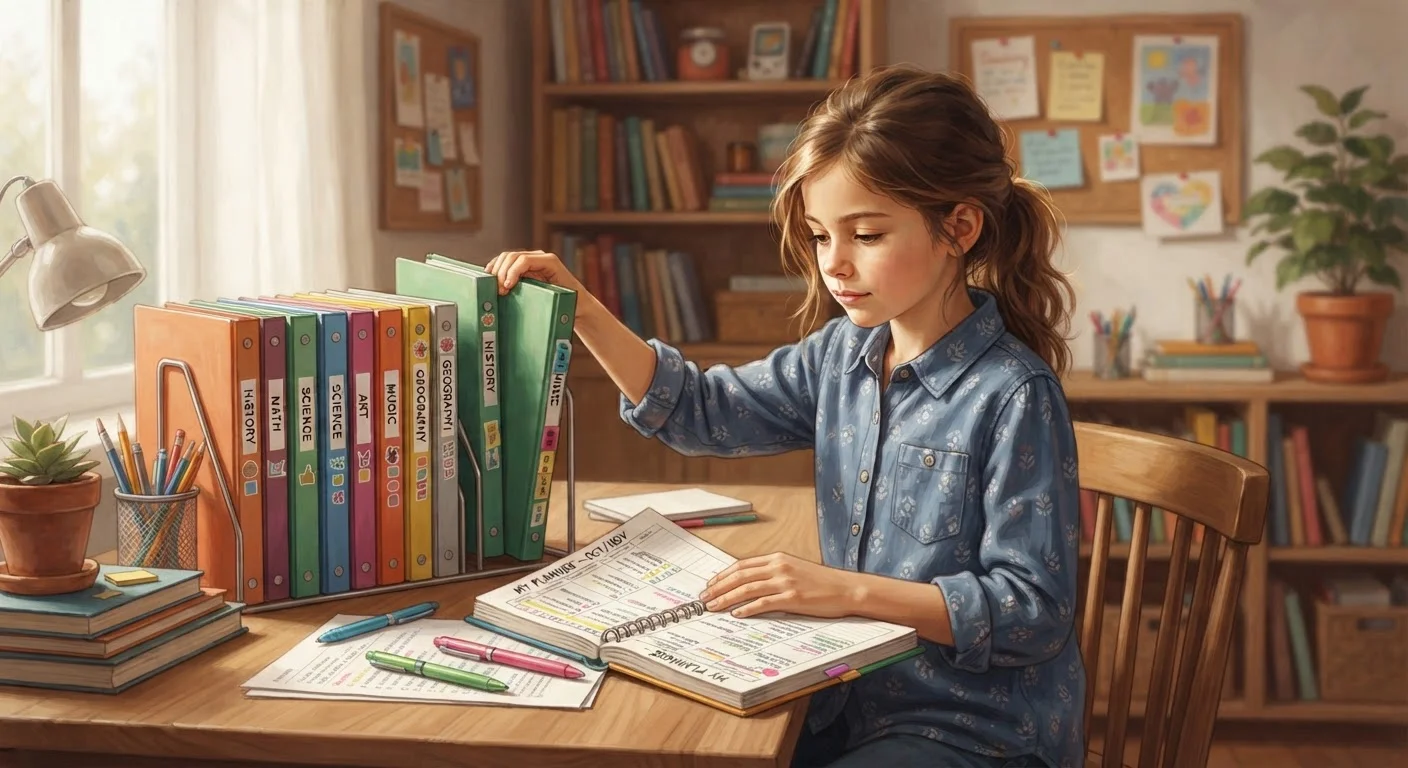 Organization Habits That Help Children Manage Schoolwork Without Constant Reminders