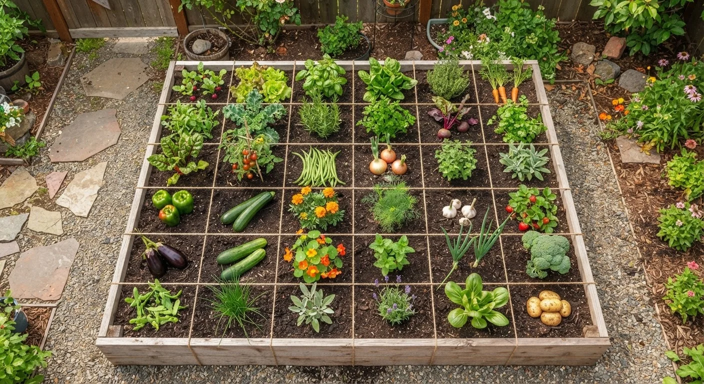 Square Foot Gardening: Making Small Spaces Highly Productive